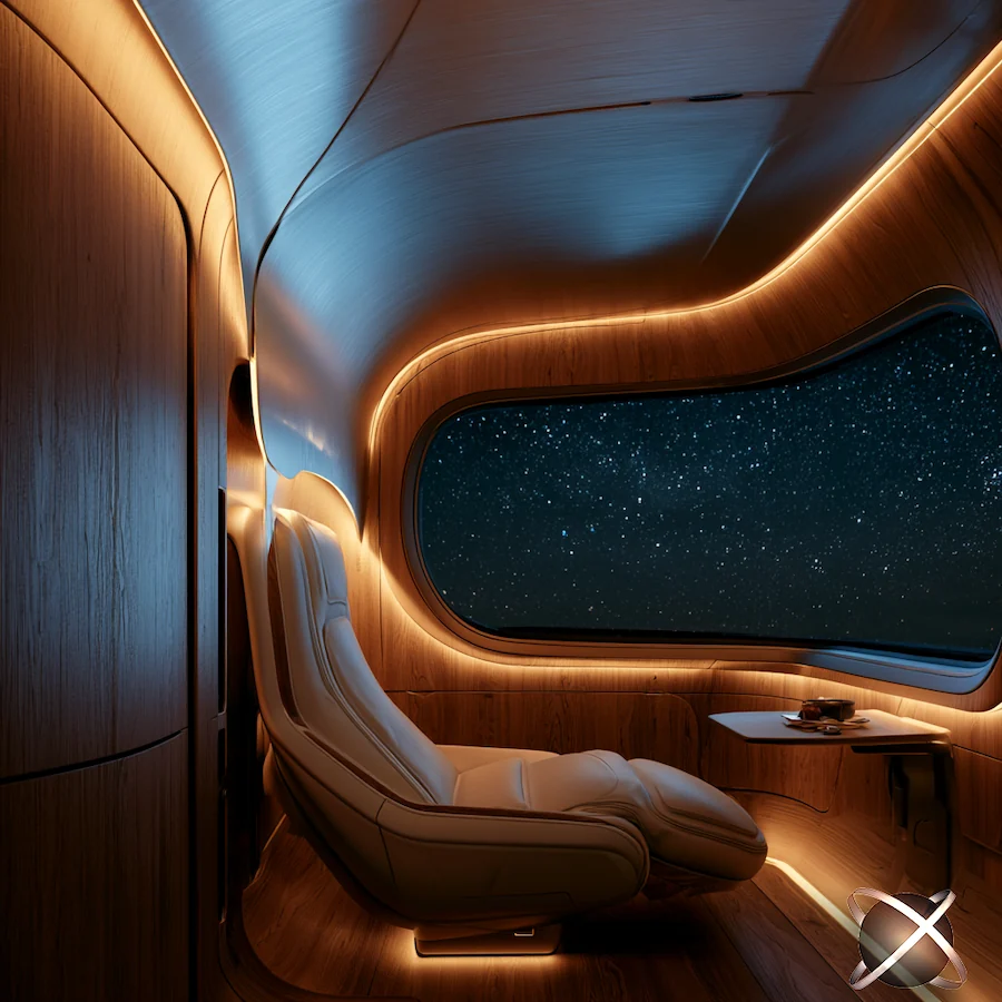 Private cabin seating nook
